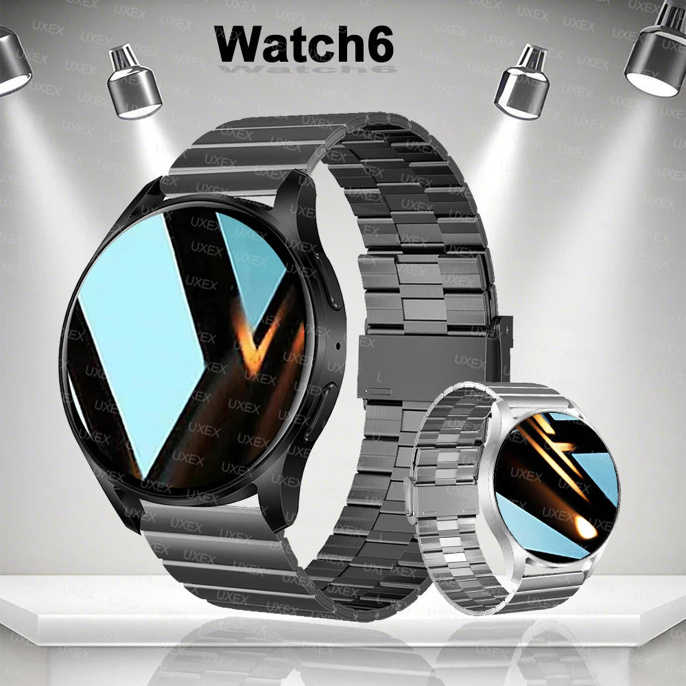 Classic Watch6 Smartwatch Men 1.32” Inch Health Monitor Bluetooth Call Sport Modes Custom Photo Holiday Gift Women Watches 2025